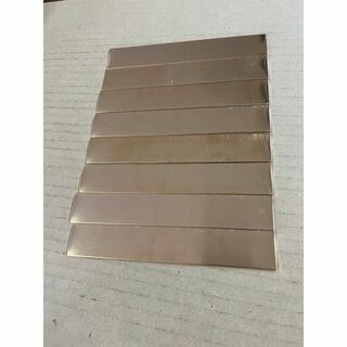 真鍮板　厚みt1×25×約150＝8枚(その他)