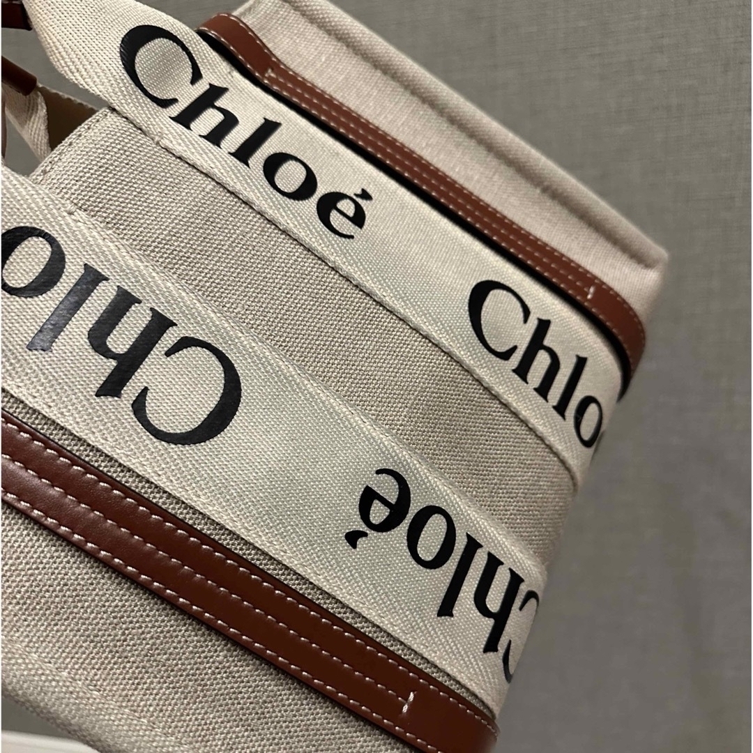 Chloe(クロエ)のChloe Woodyスモールトートバッグ レディースのバッグ(ショルダーバッグ)の商品写真