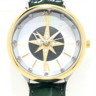 スタージュエリー(STAR JEWELRY)のSTAR JEWELRY(スタージュエリー) 腕時計 LITE ON TIME 2SW1018 レディース シェル文字盤/ラインストーン ホワイトシェル(腕時計)