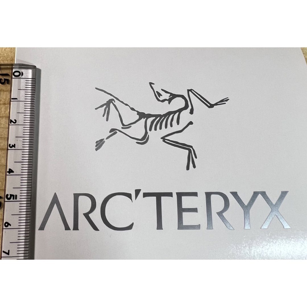 ARC'TERYX(アークテリクス)のARC'TERYX (アークテリクス)シルバーステッカー スポーツ/アウトドアのアウトドア(その他)の商品写真