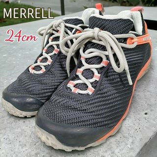 MERRELL - MERRELL◎防水 トレッキングシューズ(24)GORE-TEX