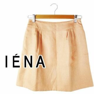 イエナ(IENA)のイエナ リネンライクプリペラタイトスカート 36 ピンク 230501CK5A(ミニスカート)