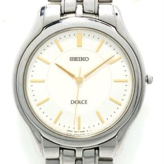 セイコー(SEIKO)のSEIKO(セイコー) 腕時計 DOLCE(ドルチェ) 8J41-6030 レディース シェル文字盤 ホワイトシェル×アイボリー(腕時計)