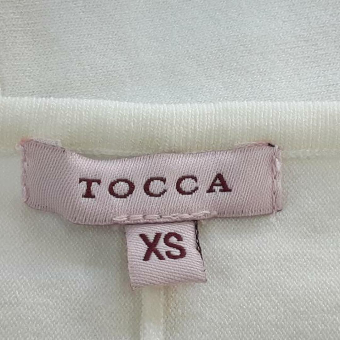 TOCCA(トッカ)のTOCCA(トッカ) 長袖カットソー サイズXS レディース美品  - アイボリー Vネック レディースのトップス(カットソー(長袖/七分))の商品写真