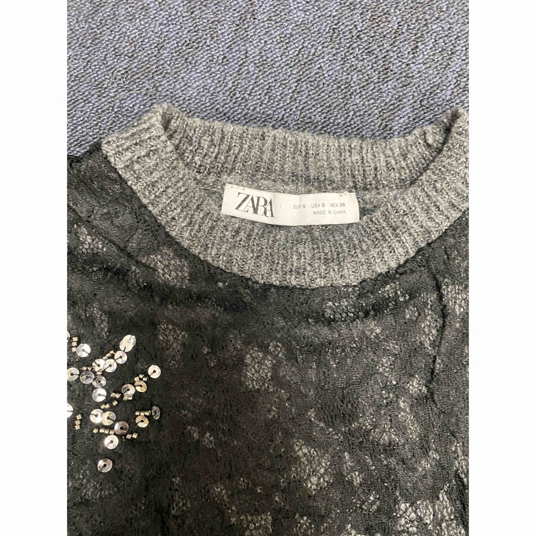 ZARA(ザラ)のZARA❤️薄手ニット❤️春にも！ レディースのトップス(Tシャツ(長袖/七分))の商品写真