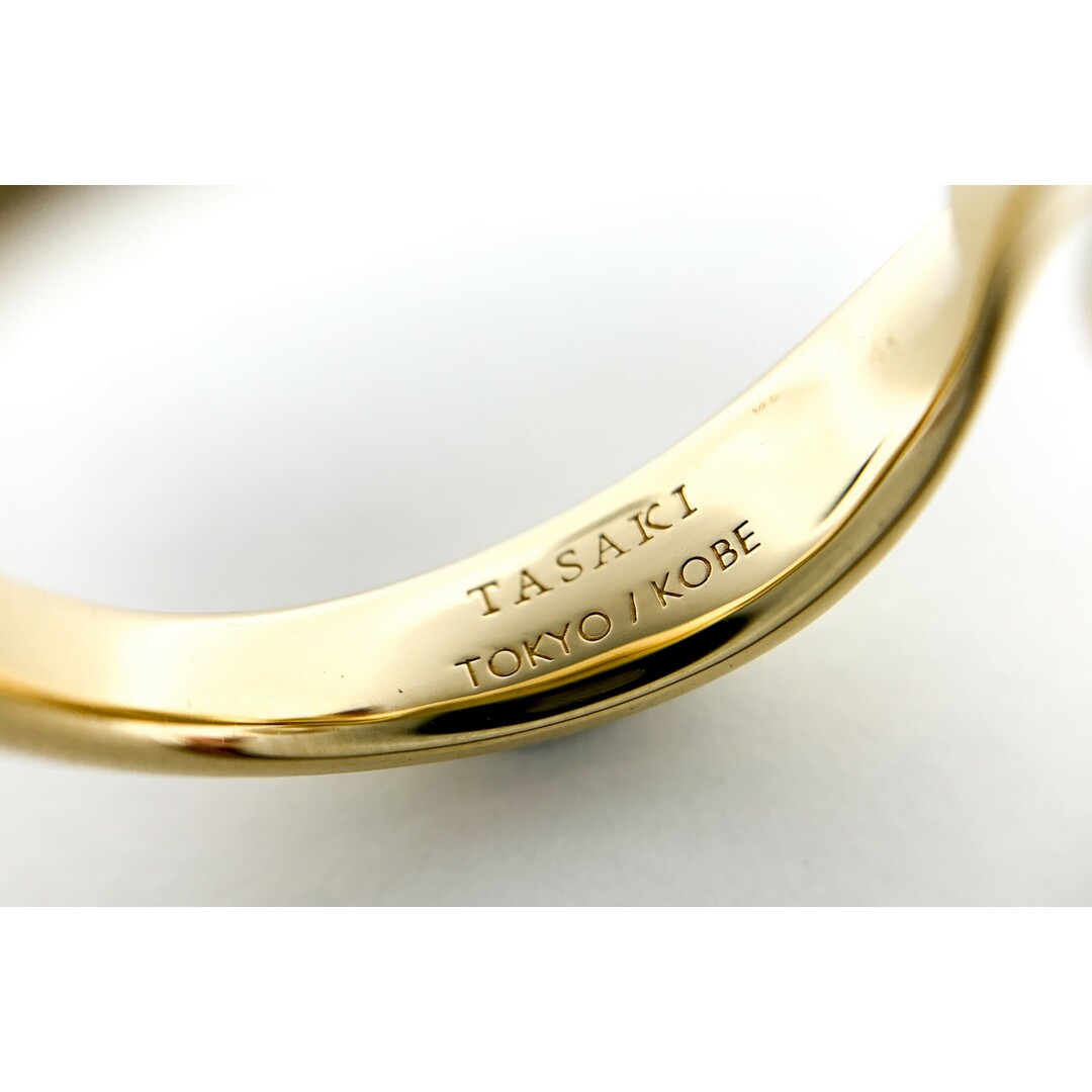 TASAKI(タサキ)のTASAKI 田崎 タサキ 750 18金イエローゴールド アコヤパール 真珠 ガーネット リファインドリベリオン リング 指輪 ジュエリー アクセサリー 約11号 レディースのアクセサリー(リング(指輪))の商品写真