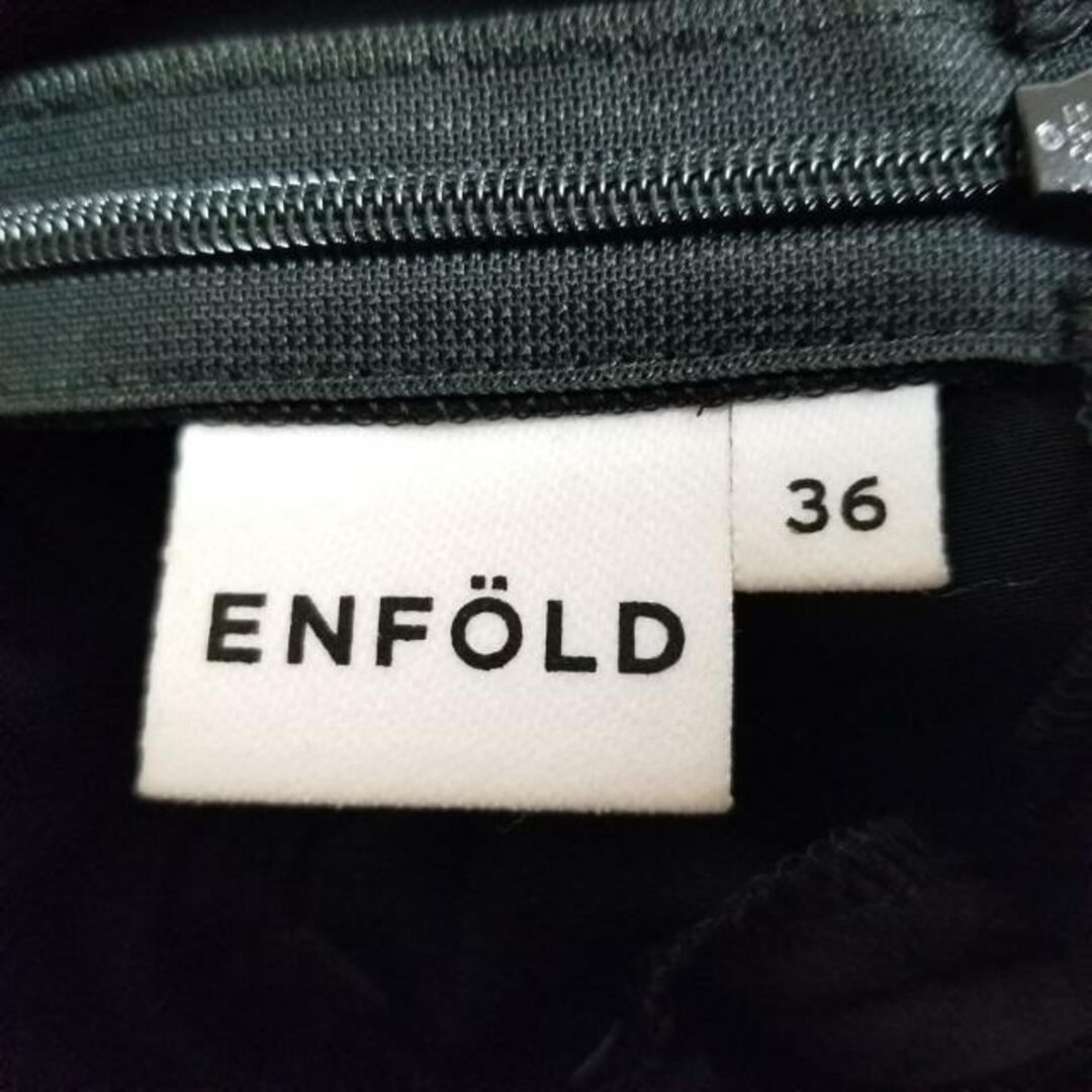 ENFOLD(エンフォルド)のENFOLD(エンフォルド) 長袖カットソー サイズ36 S レディース - 黒 レディースのトップス(カットソー(長袖/七分))の商品写真