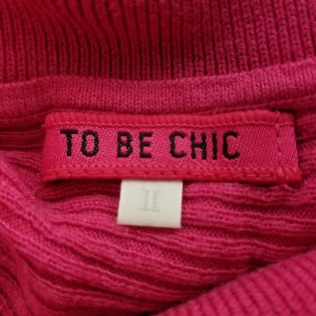 TO BE CHIC(トゥービーシック)のTO BE CHIC(トゥービーシック) 長袖セーター サイズ2 M レディース - ピンク タートルネック レディースのトップス(ニット/セーター)の商品写真