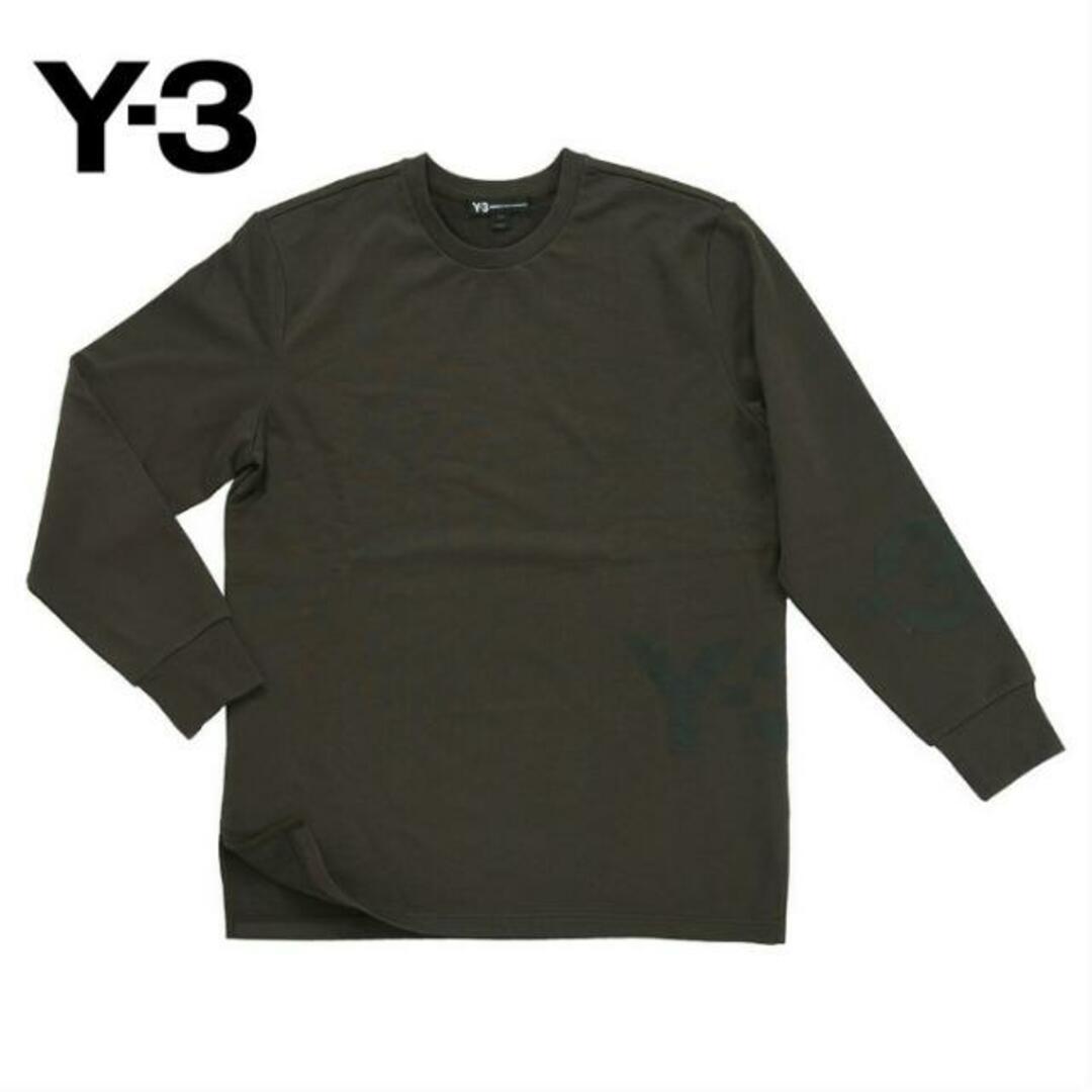 Y-3(ワイスリー)のadidas Y-3 アディダス ワイスリー YOHJI YAMAMOTO CLASSIC SWEATER ARM CF0470 メンズ スウェット トレーナー ブラックオリーブ 黒 NKN - XL メンズのトップス(Tシャツ/カットソー(七分/長袖))の商品写真