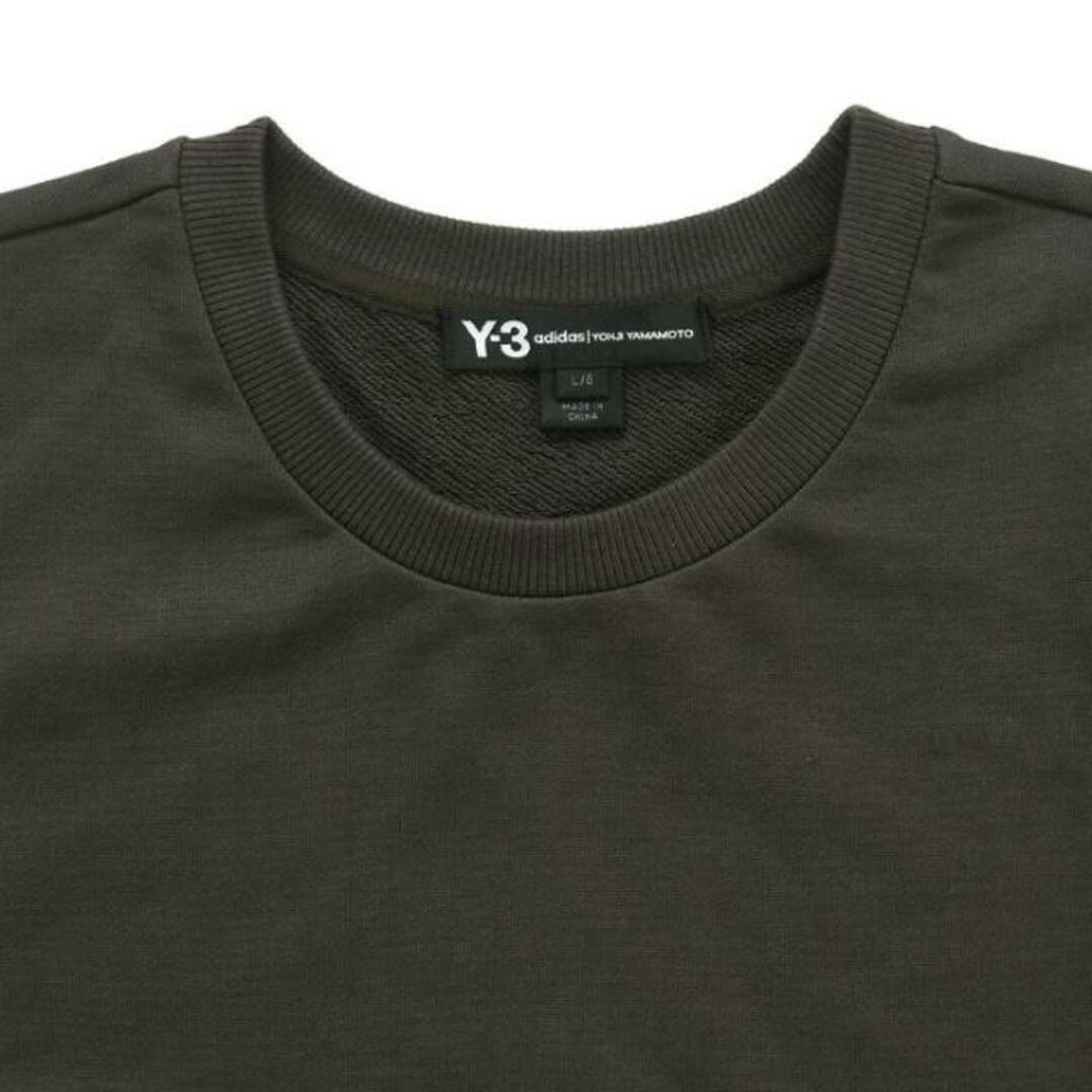 Y-3(ワイスリー)のadidas Y-3 アディダス ワイスリー YOHJI YAMAMOTO CLASSIC SWEATER ARM CF0470 メンズ スウェット トレーナー ブラックオリーブ 黒 NKN - XL メンズのトップス(Tシャツ/カットソー(七分/長袖))の商品写真