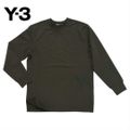 adidas Y-3 アディダス ワイスリー YOHJI YAMAMOTO CLASSIC SWEATER ARM CF0470 メンズ スウェット トレーナー ブラックオリーブ 黒 NKN - XL