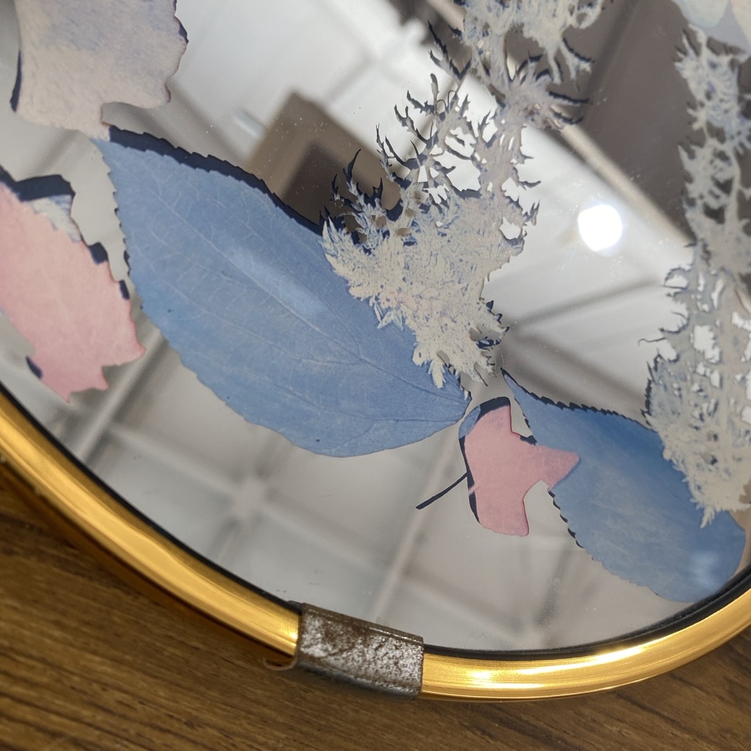 壁掛け鏡 鏡 ミラー ピエロ アンティーク 飾り物 コレクション インテリア/住まい/日用品のインテリア小物(壁掛けミラー)の商品写真