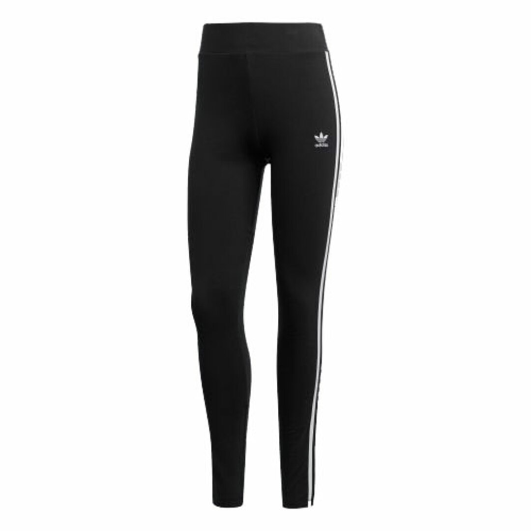 adidas(アディダス)の【メール便】adidas Originals アディダス オリジナルス KIDS 3 Stripes Leggings スリーストライプ レギンス ED7820 ブラック 黒  ブラック キッズ/ベビー/マタニティのキッズ服女の子用(90cm~)(パンツ/スパッツ)の商品写真