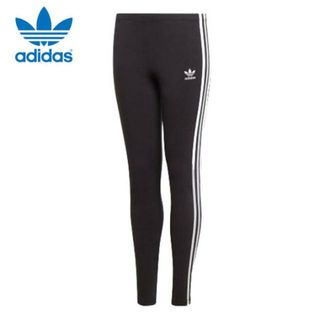 アディダス(adidas)の【メール便】adidas Originals アディダス オリジナルス KIDS 3 Stripes Leggings スリーストライプ レギンス ED7820 ブラック 黒  ブラック(パンツ/スパッツ)