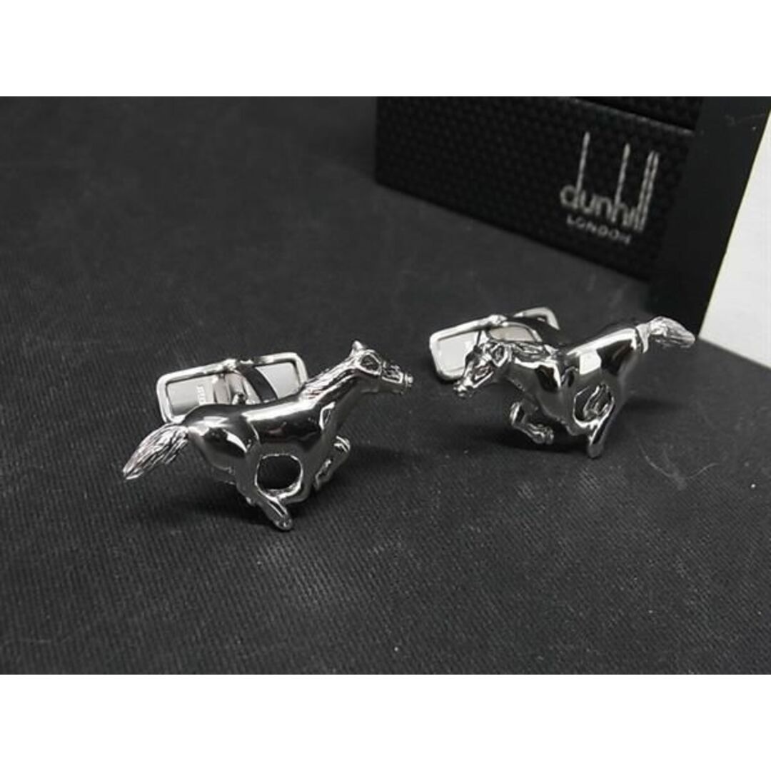 Dunhill(ダンヒル)の■新品同様■ dunhill ダンヒル SV925 ホース 馬  カフス カフリンクス アクセサリー 紳士 メンズ シルバー系 AS7460 メンズのアクセサリー(その他)の商品写真