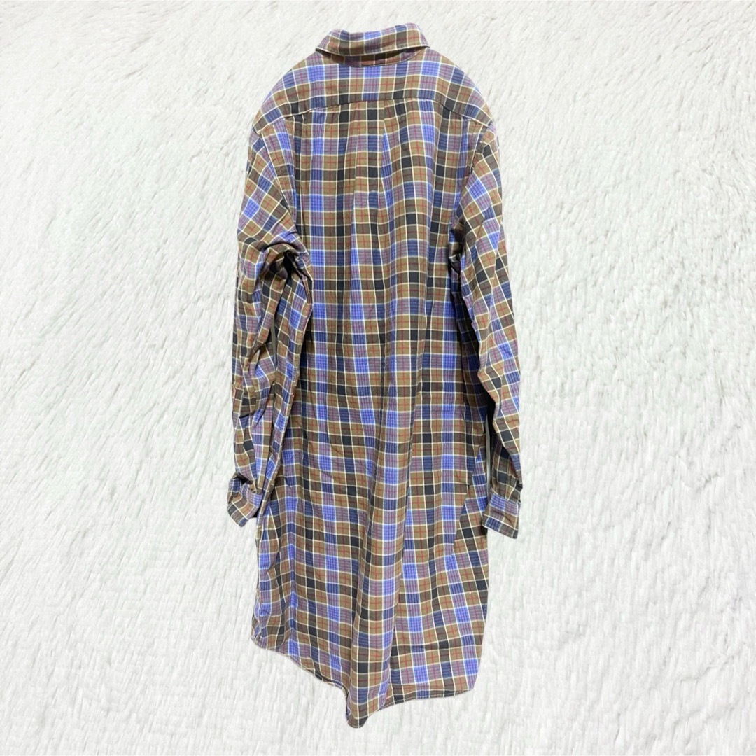 INDIVIDUALIZED SHIRTS(インディヴィジュアライズドシャツ)のINDIVIDUALIZED SHIRTS★USA製 チェック柄ワンピース レディースのワンピース(ひざ丈ワンピース)の商品写真