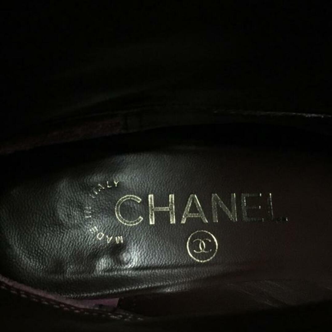 CHANEL(シャネル)のCHANEL(シャネル) ブーツ 36 1/2C レディース - G26068 ブラウン ココマーク/アウトソール張替済 ラムスキン レディースの靴/シューズ(ブーツ)の商品写真