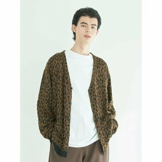 クラフトスタンダードブティック(CRAFT STANDARD BOUTIQUE)の【ベージュ】【ユニセックス】レオパードカーディガン/24SS(カーディガン)