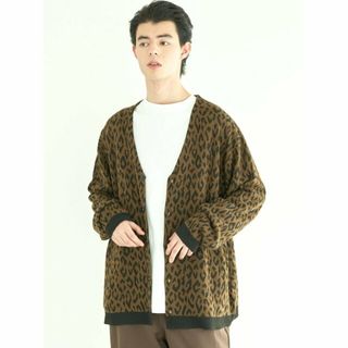 クラフトスタンダードブティック(CRAFT STANDARD BOUTIQUE)の【ベージュ】【ユニセックス】レオパードカーディガン/24SS(カーディガン)