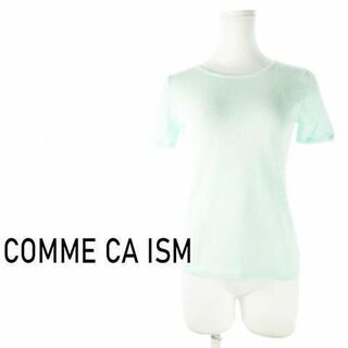 コムサイズム(COMME CA ISM)のコムサイズム リネンTシャツ 半袖 シアー S ミント 230526CK12A(カットソー(半袖/袖なし))