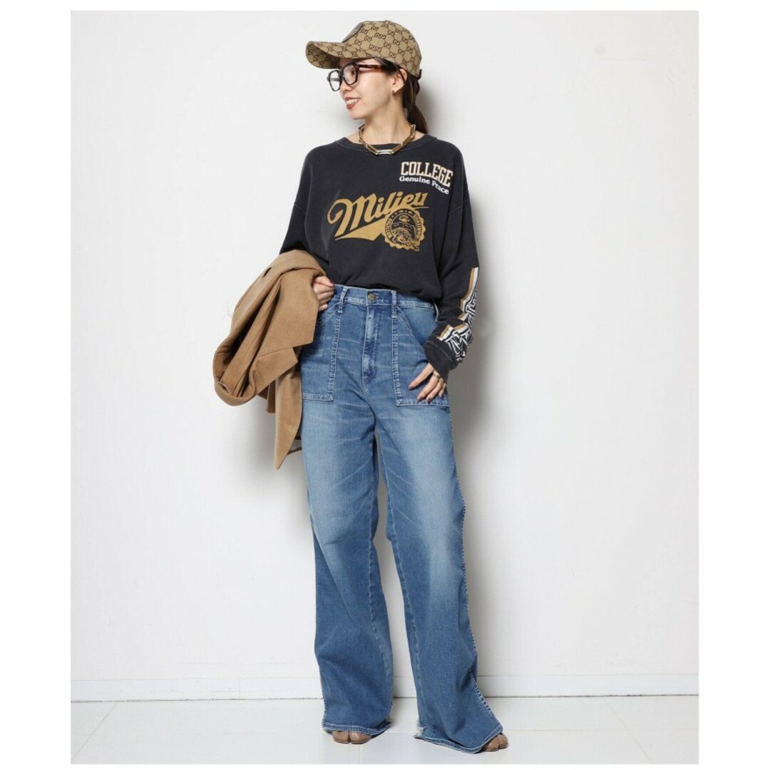 MUSE de DeuxiemeClasse ライトブルーベイカーデニム MUSE de DeuxiemeClasse ライトブルーベイカーデニム