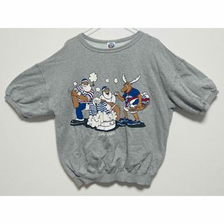 キャプテンサンタ(CAPTAIN SANTA)のCAPTAIN SANTA スウェットTシャツ　グレー　ランドリー(Tシャツ/カットソー(半袖/袖なし))