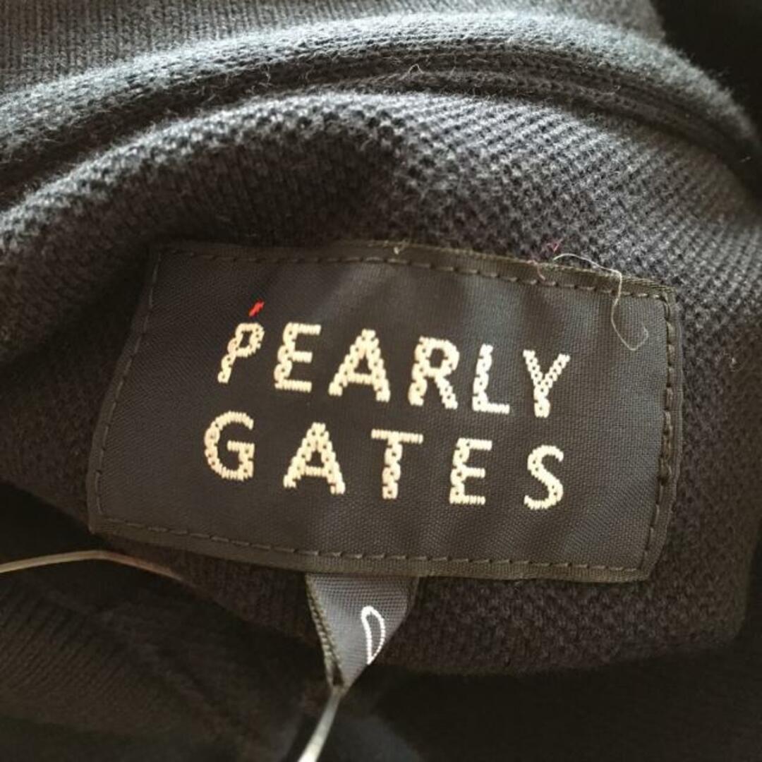 PEARLY GATES(パーリーゲイツ)のPEARLY GATES(パーリーゲイツ) 半袖ポロシャツ サイズ0 XS レディース - ダークネイビー スヌーピー レディースのトップス(ポロシャツ)の商品写真