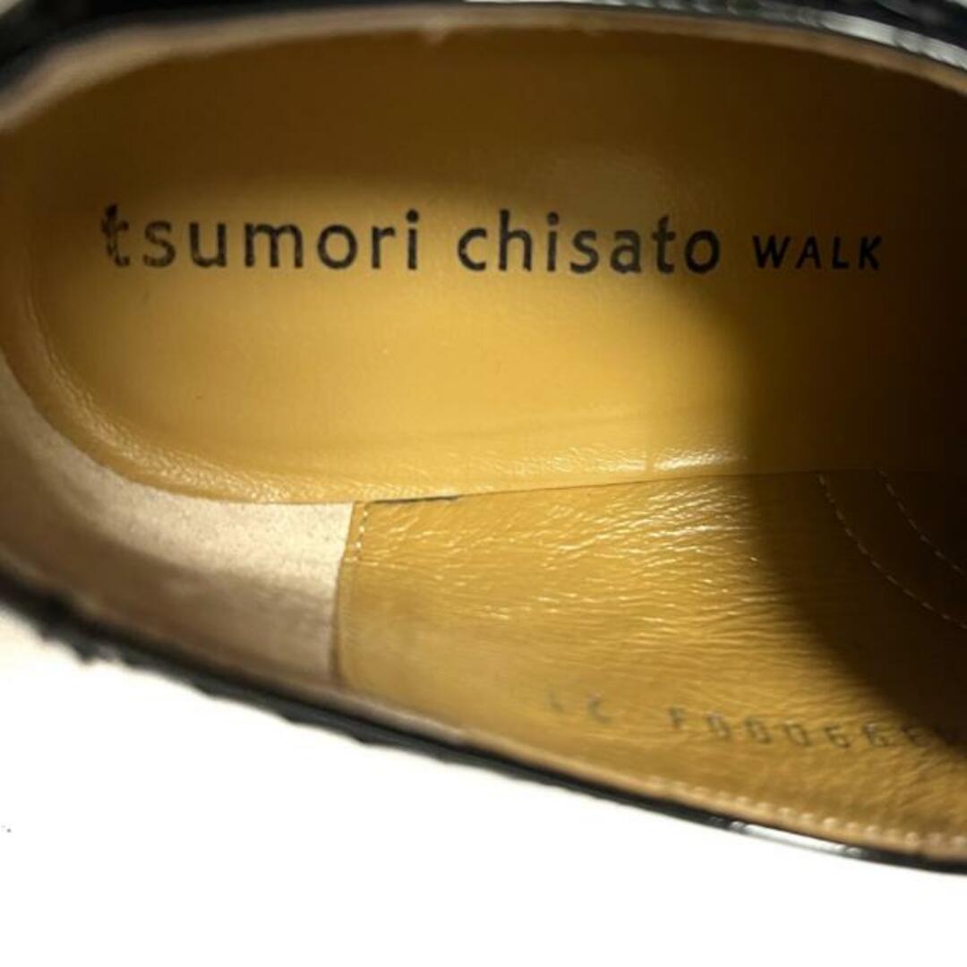 TSUMORI CHISATO(ツモリチサト)のTSUMORI CHISATO(ツモリチサト) シューズ 21 1/2 レディース - 黒 WALK/ウィングチップ エナメル（レザー） レディースの靴/シューズ(その他)の商品写真