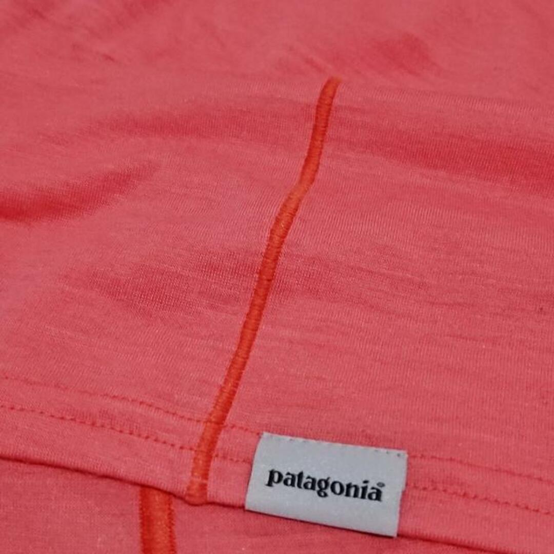 patagonia(パタゴニア)のPatagonia(パタゴニア) 半袖Tシャツ サイズM レディース美品  - ピンク クルーネック レディースのトップス(Tシャツ(半袖/袖なし))の商品写真