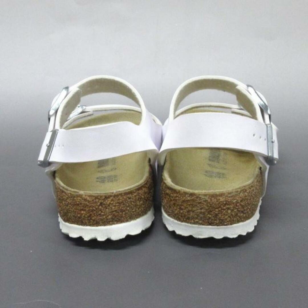 BIRKENSTOCK(ビルケンシュトック)のBIRKEN STOCK(ビルケンシュトック) サンダル 40　260 - アイボリー×ブラウン 化学繊維	 レディースの靴/シューズ(サンダル)の商品写真