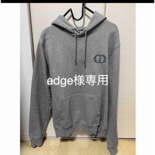 正規美品 19AW DIOR ディオール ロゴ パーカーコットン100％