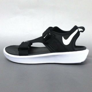 ナイキ(NIKE)のNIKE(ナイキ) サンダル レディース - DJ6607-001 黒×白 オープントゥ 化学繊維	(サンダル)