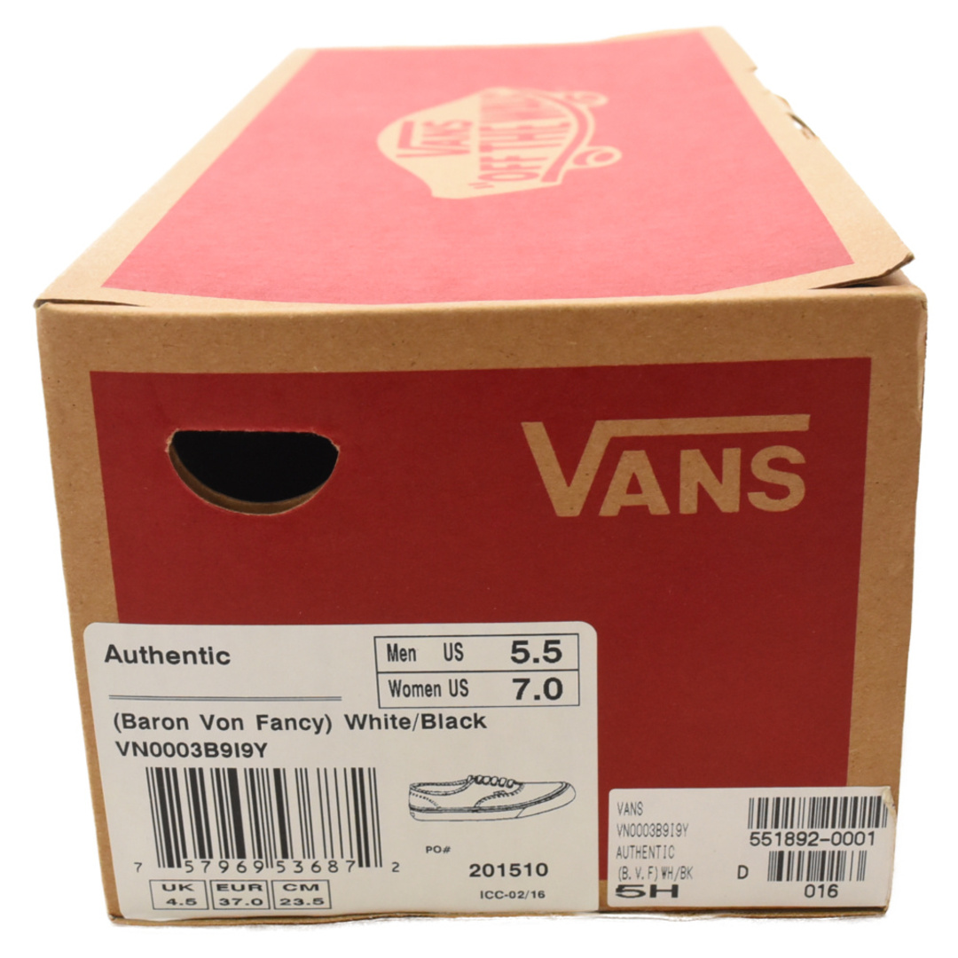 VANS(ヴァンズ)のVANS ヴァンズ 16SS×BARON VON FANCY バロン フォン ファンシー ローカットスニーカー ホワイト US5.5/23.5cm VN0003B9I9Y メンズの靴/シューズ(スニーカー)の商品写真