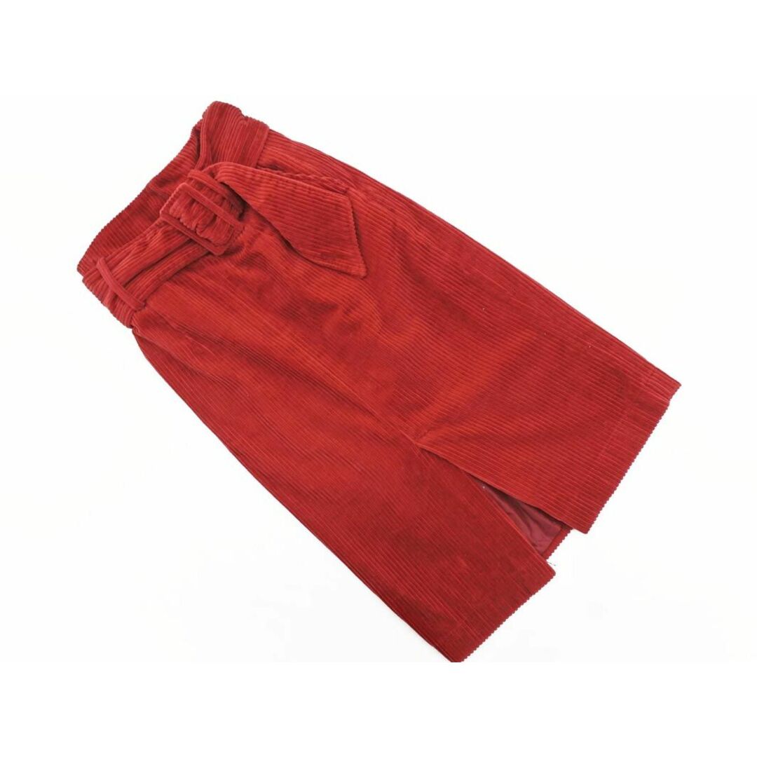 Lily Brown(リリーブラウン)のLily Brown リリーブラウン コーデュロイ ロング スカート size1/赤 ◇■ レディース レディースのスカート(ロングスカート)の商品写真
