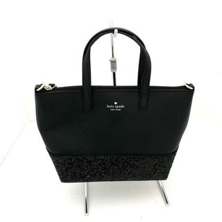 ケイトスペードニューヨーク(kate spade new york)のKate spade(ケイトスペード) ハンドバッグ グリッター WKRU5610 黒 レザー(ハンドバッグ)