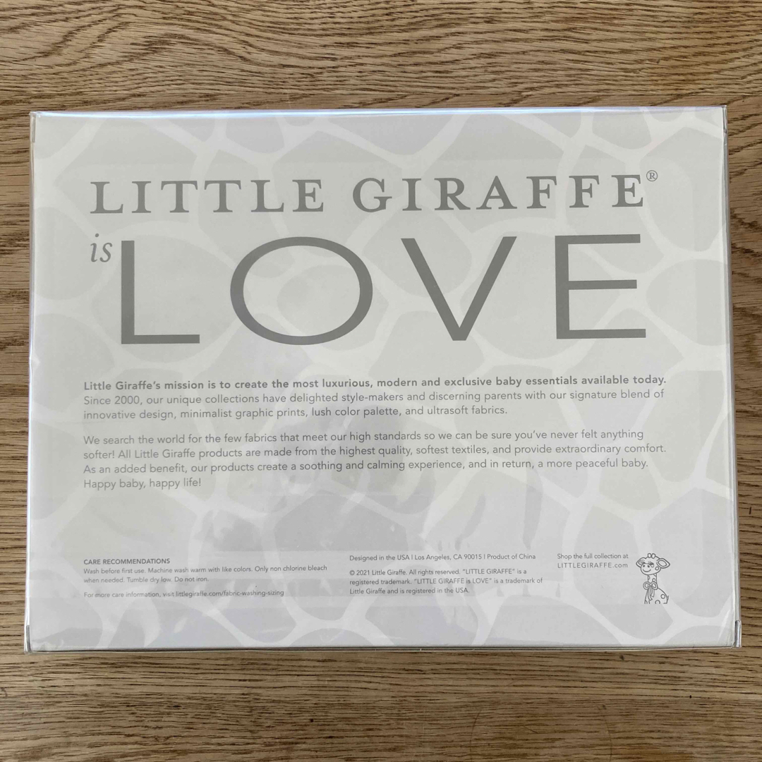 Little Giraffe(リトルジラフ)のLittle Giraffe スワドル３枚セット【未開封】 キッズ/ベビー/マタニティのこども用ファッション小物(おくるみ/ブランケット)の商品写真