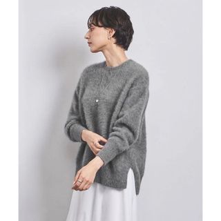 ユナイテッドアローズ(UNITED ARROWS)のUNITED ARROWS  フォックス カシミヤ クルーネックニット(ニット/セーター)