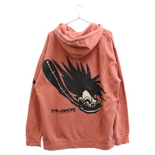 TRAVIS SCOTT Cactus Jack トラヴィス・スコット カクタスジャック Cross System Hoodie クロスシステム フーディ ピンク(パーカー)