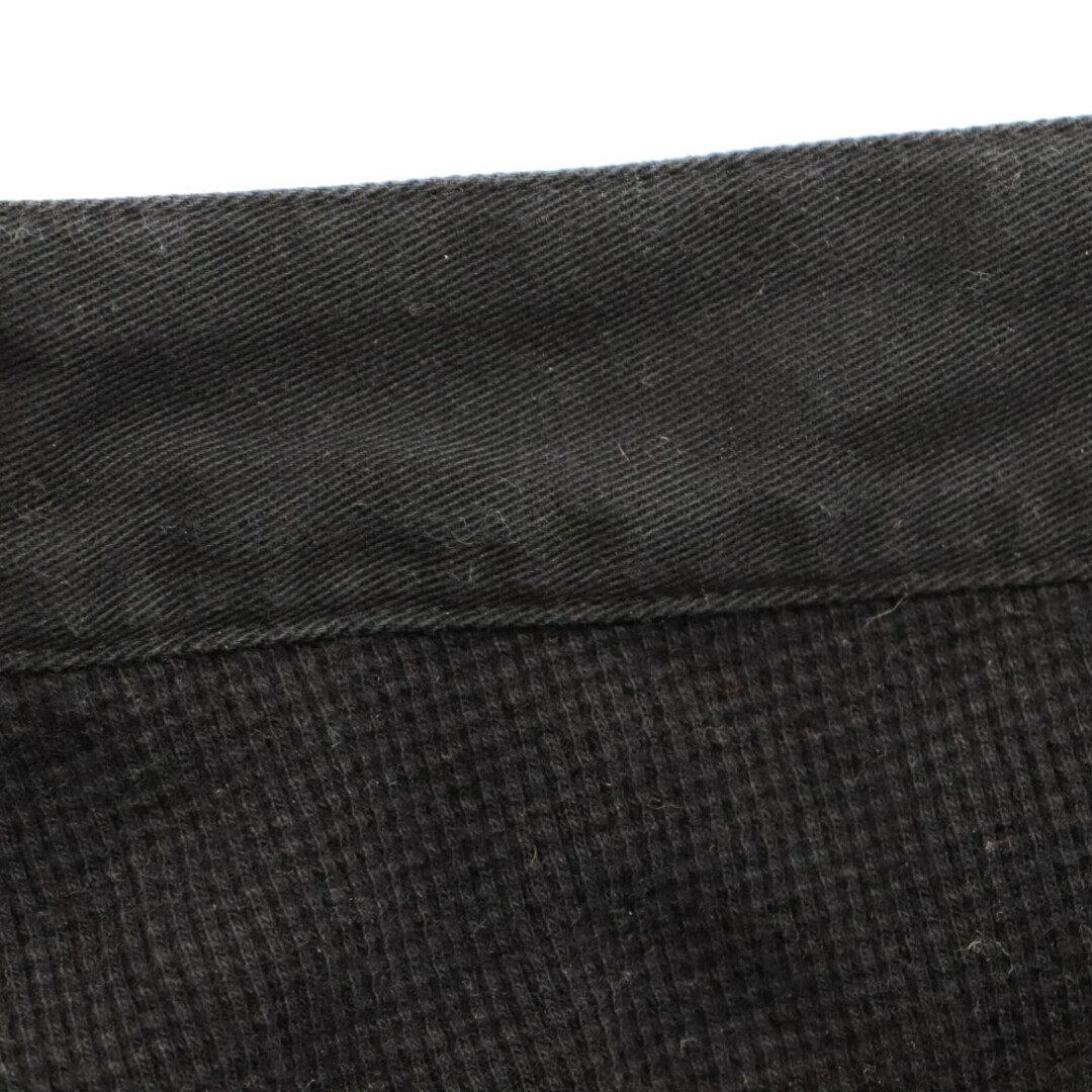 FACETASM(ファセッタズム)のFACETASM ファセッタズム 22AW LAYERD WAFFLE PANTS TOF-PT-M01 レイヤードワッフルパンツ ブラック メンズのパンツ(その他)の商品写真