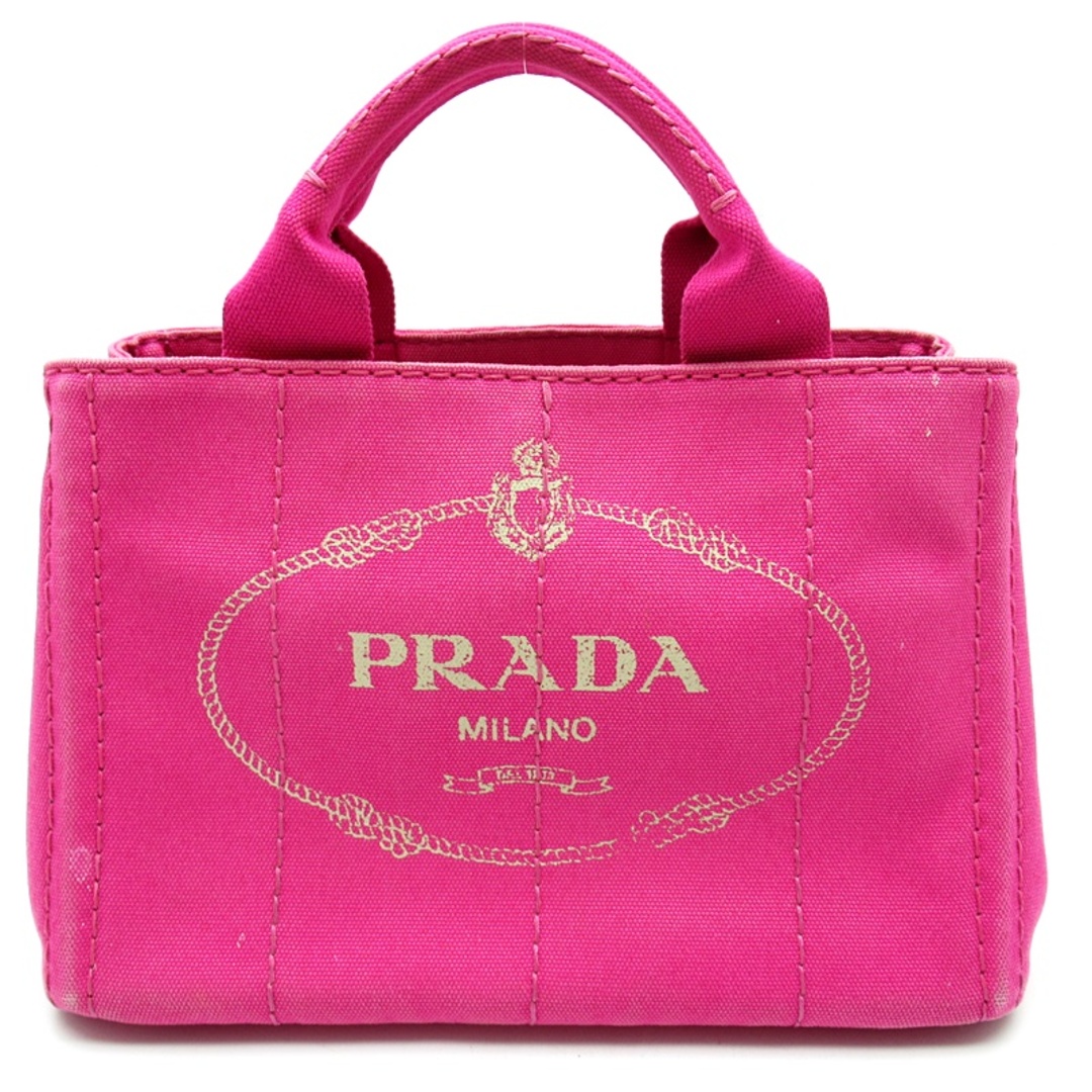 PRADA(プラダ)のプラダ カナパ 2WAYトートTPM
  B2439G キャンバス レディースハンドバッグ
 フューシャピンク(FUXIA)【中古】 レディースのバッグ(ハンドバッグ)の商品写真