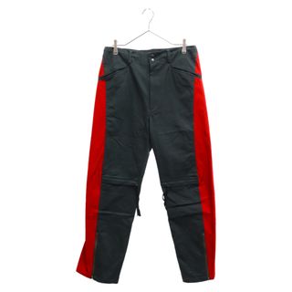 ファセッタズム(FACETASM)のFACETASM ファセッタズム MOTORCYCLE PANTS ABH-PT-M05 モーターサイクルコットンパンツ ブラック/レッド(その他)