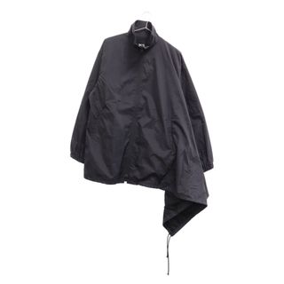 ワイスリー(Y-3)のY-3 ワイスリー W ASYMMETRICAL SHELL TRACK TOP アシンメトリー ハイスタンドカラー シェル トラックジャケット ブラック FJ0281(フライトジャケット)