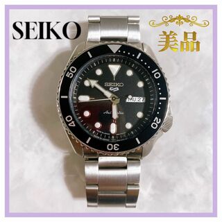 セイコー(SEIKO)のセイコー　SEIKO 5スポーツSBSA005 AT 黒文字盤　腕時計(腕時計(アナログ))