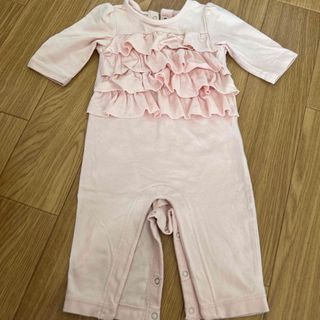 ベビーギャップ　Baby Gap 60 ロンパース  つなぎ　ピンク　桜色　春　(ロンパース)