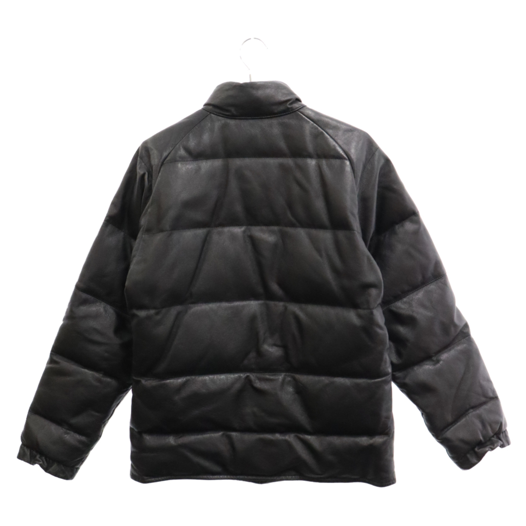 A BATHING APE(アベイシングエイプ)のA BATHING APE アベイシングエイプ 初期 LEATHER CLASSIC DOWN JACKET レザー クラシック ダウンジャケット ブラック メンズのジャケット/アウター(ダウンジャケット)の商品写真