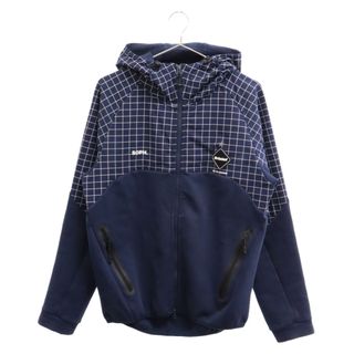 エフシーアールビー(F.C.R.B.)のF.C.R.B./F.C.Real Bristol/FCRB エフシーアールビー/エフシーレアルブリストル 21SS VENTILATION HOODIE ベンチレーション スウェットジップパーカー フーディ ネイビー FCRB-210020(パーカー)