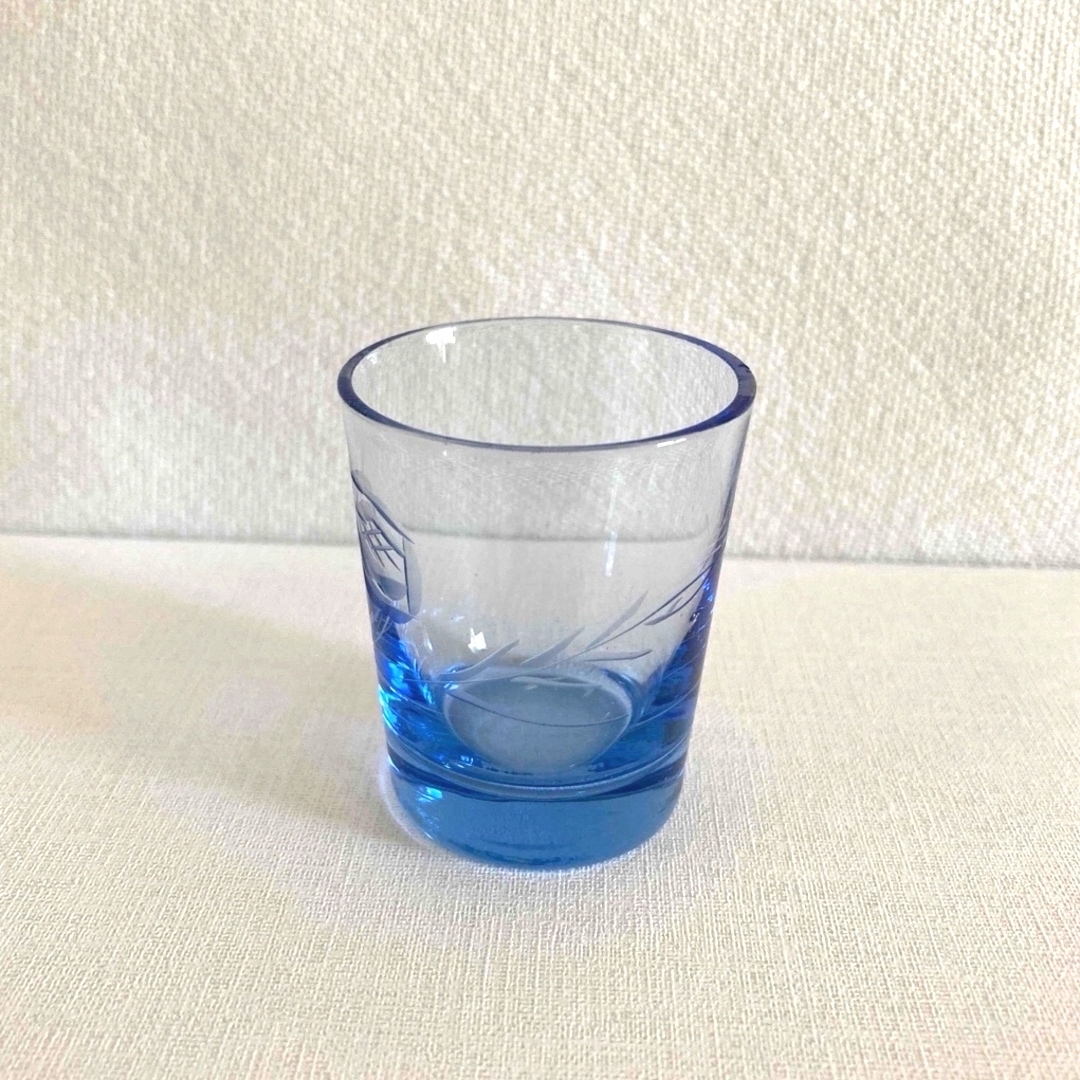 ✨昭和レトロなガラスのお猪口＊冷酒＊ショットグラス✨ エンタメ/ホビーの美術品/アンティーク(ガラス)の商品写真