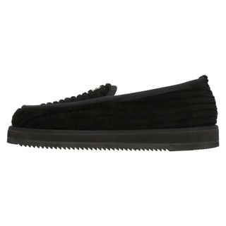 クロムハーツ(Chrome Hearts)のCHROME HEARTS クロムハーツ Dagger Slippers ダガー装飾 コーデュロイ スリッパ スリッポン シューズ ブラック(その他)