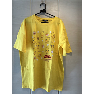 【新品タグ付き】 イオン 企業Tシャツ チキンラーメンひよこちゃんキイロ(Tシャツ(半袖/袖なし))