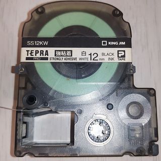 キングジム(キングジム)の＃TEPRA PRO TAPE テプラプロテープ 白１２㎜(オフィス用品一般)